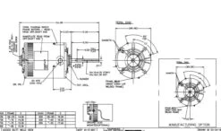 X522 Marathon 1 Hp 3-phase 575V 1075 RPM OPAO 56Y Frame Condenser Fan Motor -Electric Motor Warehouse Store 522 line 85942.1626718844