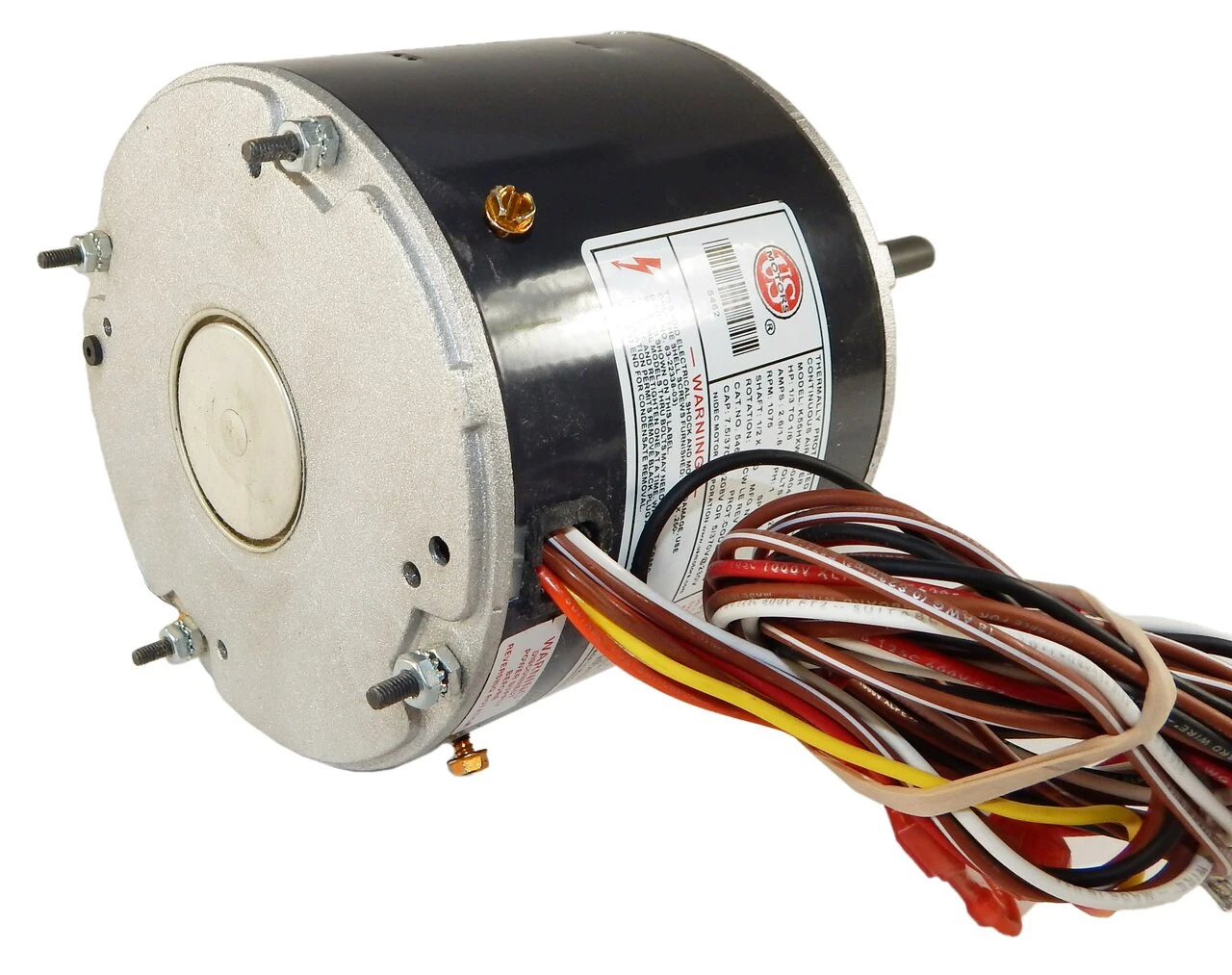 5464 Nidec | 1/3 Hp 825 RPM 2-Speed 208-230V; 5.6" Condenser Motor 2 5464 Nidec | 1/3 Hp 825 RPM 2-Speed 208-230V; 5.6" Condenser Motor - Image 2