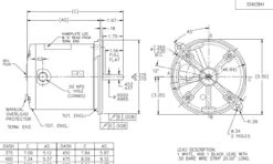 O600 Marathon 1/8 Hp (1 Speed) 115V 1800 RPM TENV 48N Frame Split Phase Oil Burner Motor -Electric Motor Warehouse Store 600 line 33892.1633968849
