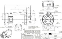 Z666 Marathon 3/4 Hp 12 V DC 1750 RPM Perm. Magnet C-Face 56C Frame TEFC (rigid Base) -Electric Motor Warehouse Store 666 line 40706.1621873855
