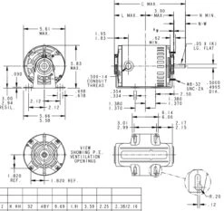 HG703 Marathon 1/2 Hp (1 Speed) 115V 1800 RPM ODP 48Y Frame Resilient Base Blower Motor 5 HG703 Marathon 1/2 Hp (1 Speed) 115V 1800 RPM ODP 48Y Frame Resilient Base Blower Motor -Electric Motor Warehouse Store 703 line 52891.1630521199
