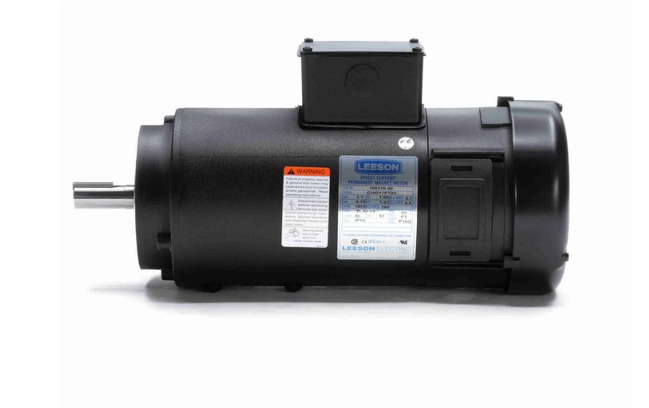 108370.00 Leeson 1.1 KW 1800 RPM 180VDC 80 Frame IP54 (No Base) TEFC Controllable DC Motor 3 108370.00 Leeson 1.1 KW 1800 RPM 180VDC 80 Frame IP54 (No Base) TEFC Controllable DC Motor - Image 3
