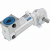 M1125277.00 Leeson 1/4 Hp 62 RPM 90 VDC 32 Frame (Right Angle Rigid Base) TENV Wash-Down Gearmotor