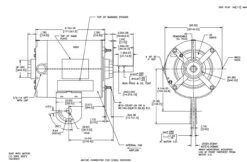 915L Century 1/2 Hp (1 Speed) 115V 1800 RPM ODP 48 Frame PSC Pedistal Fan Motor -Electric Motor Warehouse Store 915 line 31264.1634846299