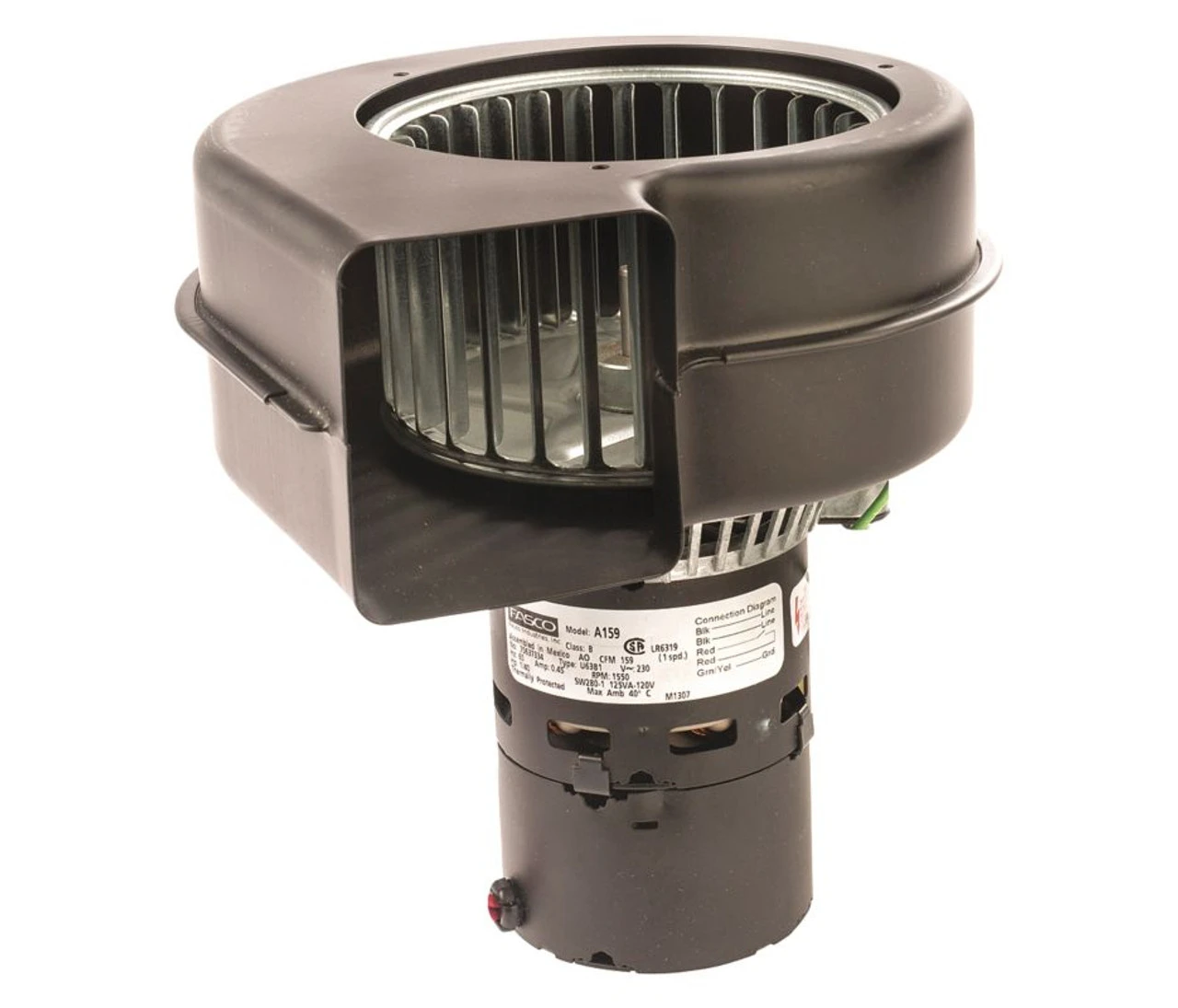 Fasco A159 Fedders (11-7095, AK4K84BX, 7073-0565) Blower 230 Volts 1 Fasco A159 Fedders (11-7095, AK4K84BX, 7073-0565) Blower 230 Volts