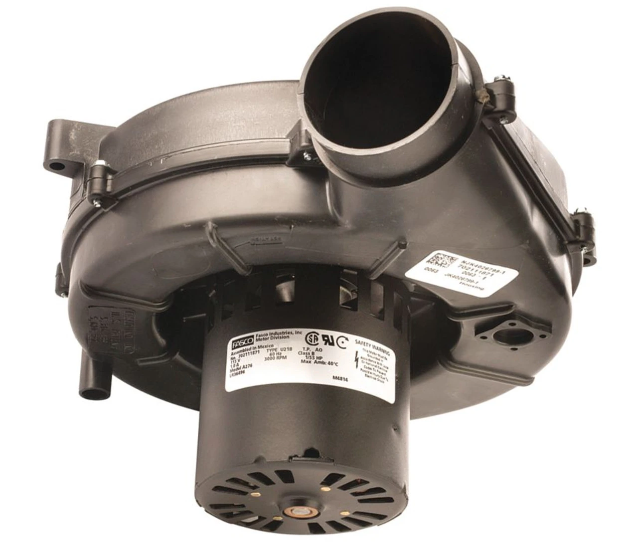 Fasco A276 Trane Furnace Draft Inducer Blower 115V (7021-9011, D330757P01) 2 Fasco A276 Trane Furnace Draft Inducer Blower 115V (7021-9011, D330757P01) - Image 2