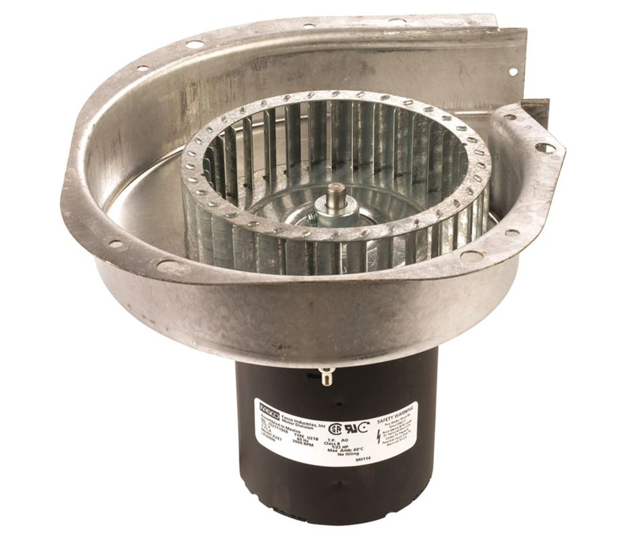 Fasco A287 Goodman Furnace Draft Inducer Blower 115V (7021-9655, 10585405) 3 Fasco A287 Goodman Furnace Draft Inducer Blower 115V (7021-9655, 10585405) - Image 3