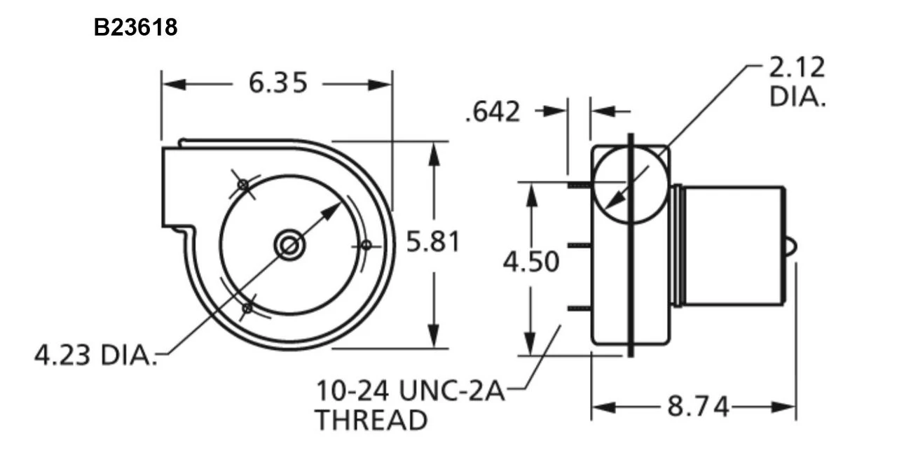 Fasco B23618 Blower | Electric Motor Warehouse 4 Fasco B23618 Blower | Electric Motor Warehouse - Image 4