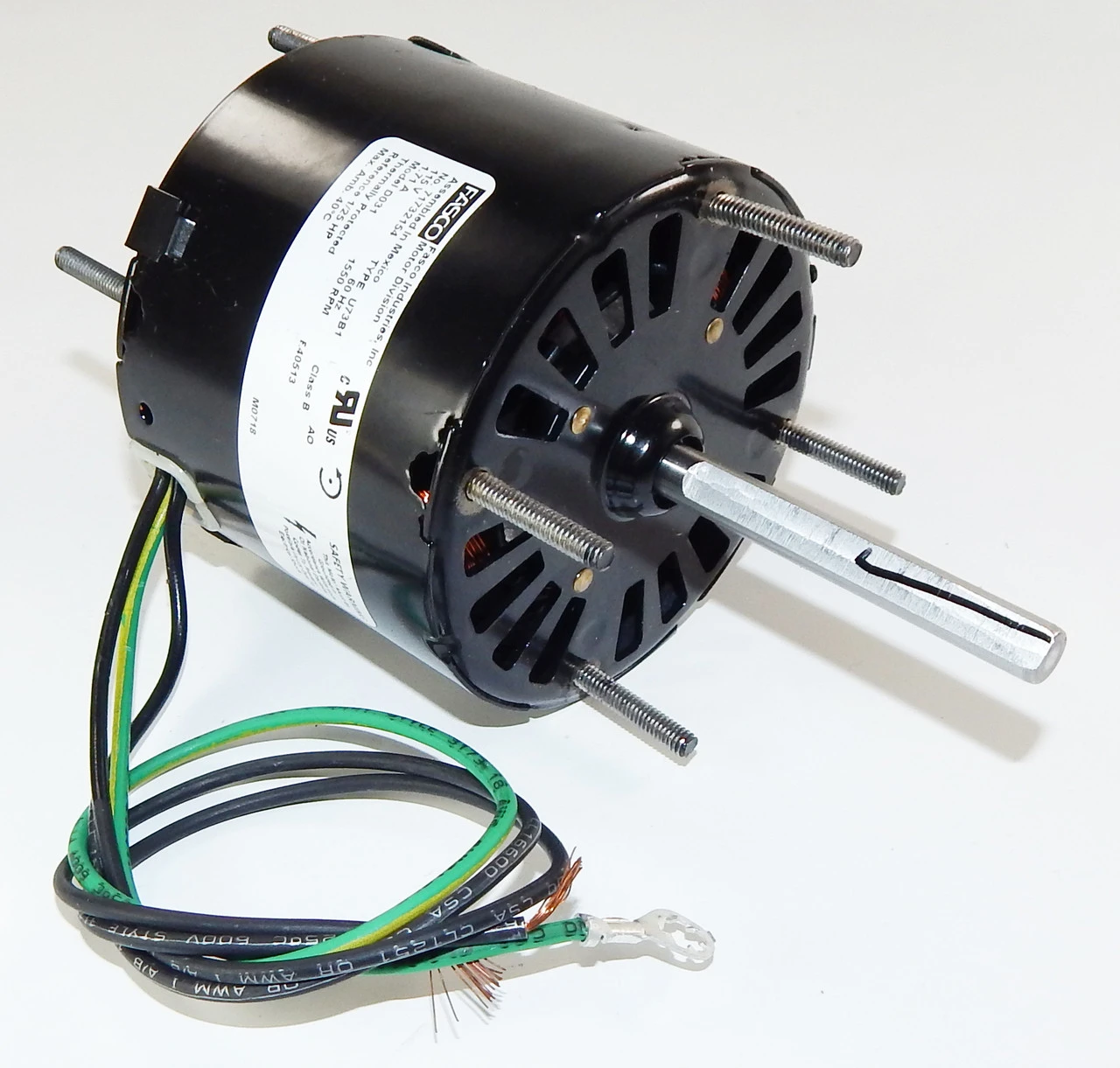 Fasco D031 Motor | 1/25 Hp 1550 RPM CCW 3.3" Diameter 115V 1 Fasco D031 Motor | 1/25 Hp 1550 RPM CCW 3.3" Diameter 115V