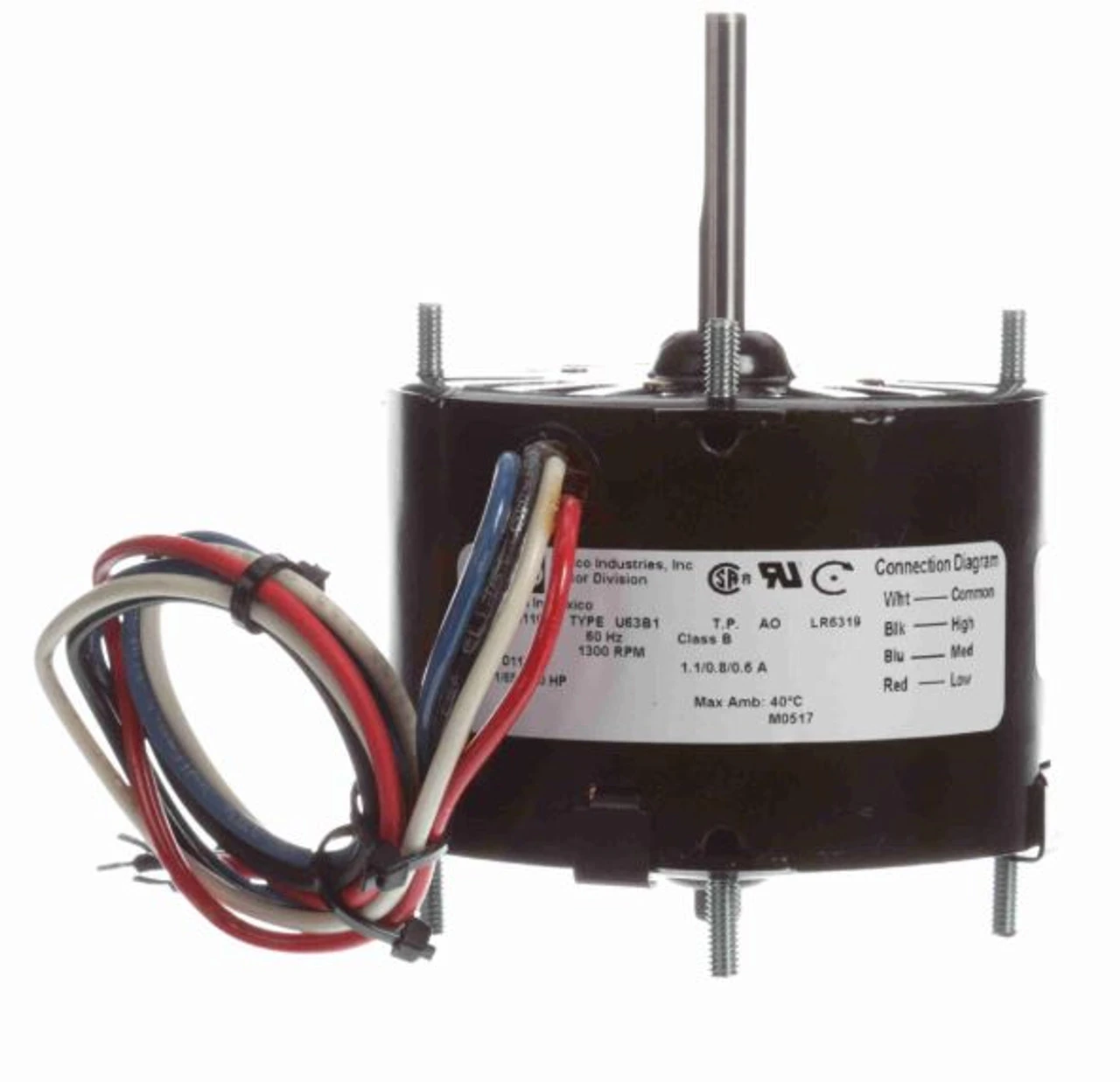 Fasco D1134 Motor | 1/50 Hp 1300 RPM 3-Speed CW 3.3" Diameter 115V (West Bend McGraw) 1 Fasco D1134 Motor | 1/50 Hp 1300 RPM 3-Speed CW 3.3" Diameter 115V (West Bend McGraw)