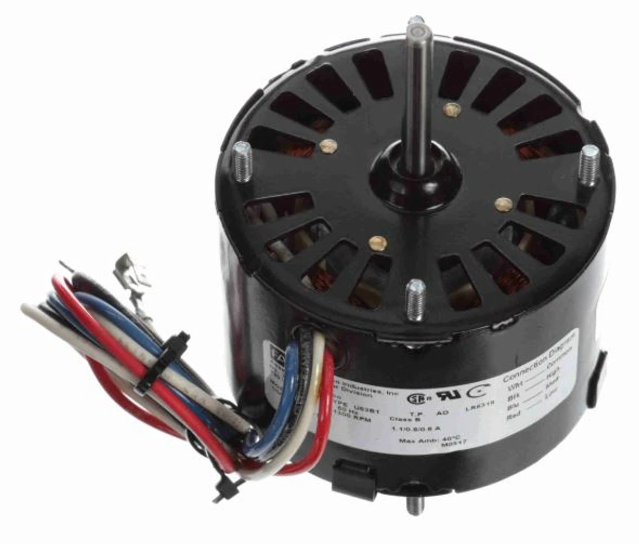 Fasco D1134 Motor | 1/50 Hp 1300 RPM 3-Speed CW 3.3" Diameter 115V (West Bend McGraw) 2 Fasco D1134 Motor | 1/50 Hp 1300 RPM 3-Speed CW 3.3" Diameter 115V (West Bend McGraw) - Image 2