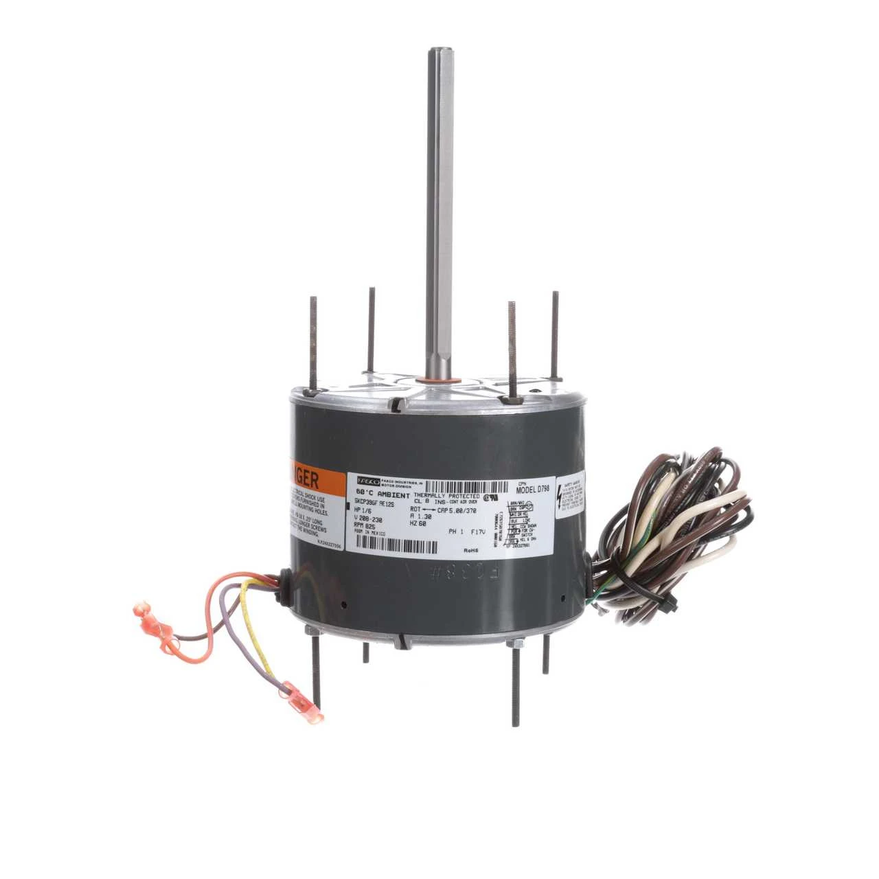 Fasco D798 Motor | 1/6 Hp 825 RPM 5.6" Diameter 208-230 Volts 1 Fasco D798 Motor | 1/6 Hp 825 RPM 5.6" Diameter 208-230 Volts