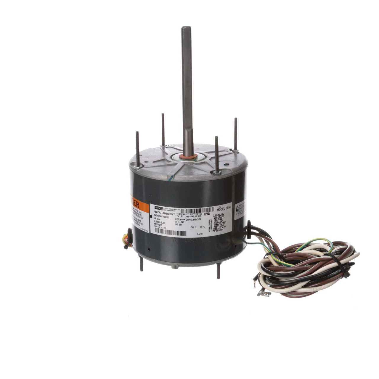 Fasco D934 Motor | 1/4 Hp 825 RPM 5.6" Diameter 208-230 Volts 1 Fasco D934 Motor | 1/4 Hp 825 RPM 5.6" Diameter 208-230 Volts