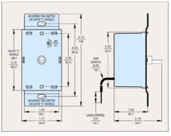 KBWC-16L | KB Electronics Solid State Variable Speed AC Electric Motor Control 6.0 Max Amps 115V -Electric Motor Warehouse Store K177 1006 DIMS 32949.1683559913