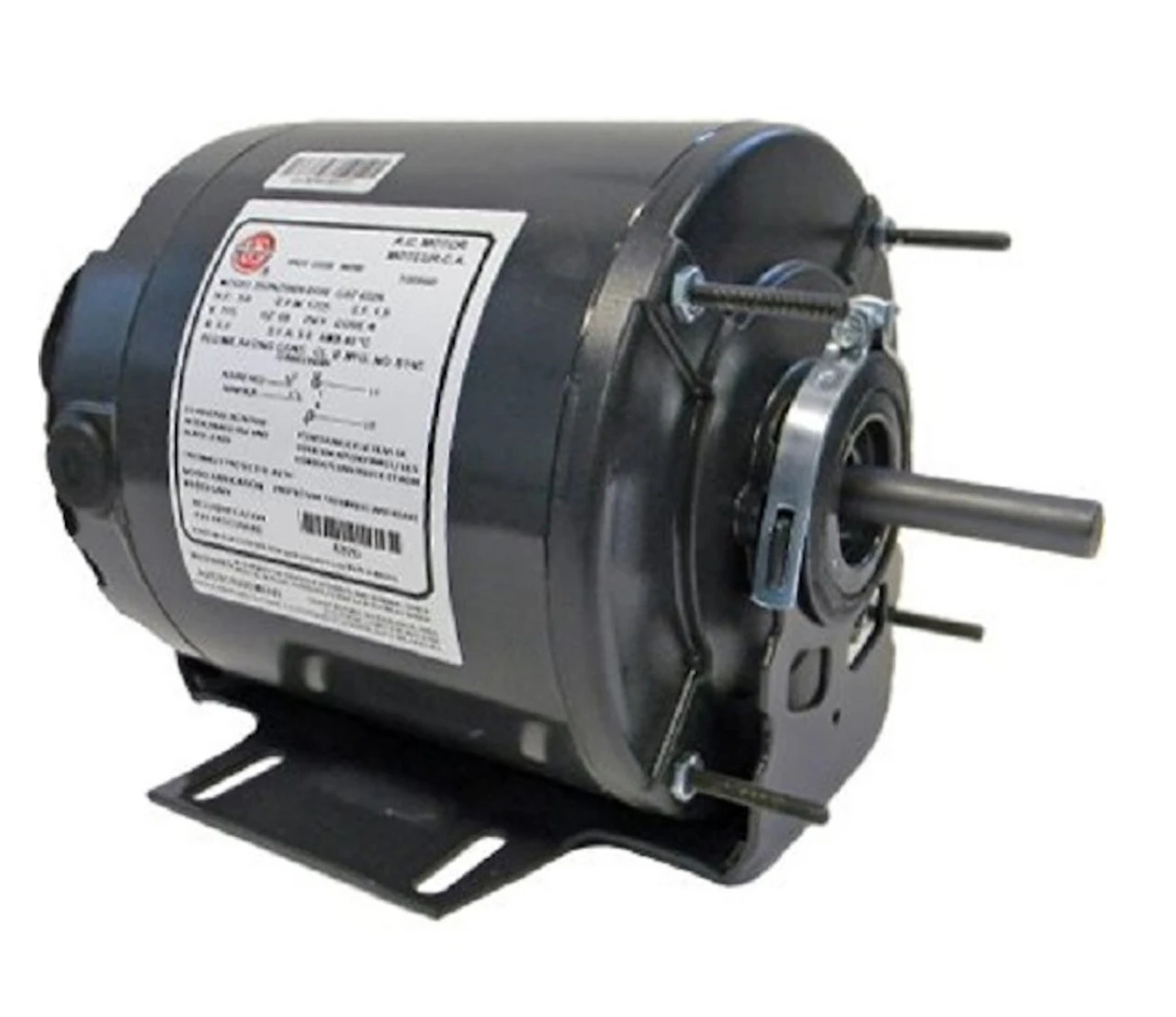 6326 Nidec | 1/4 Hp 1725 RPM 1-Speed 115V; 6.5" Blower Motor 1 6326 Nidec | 1/4 Hp 1725 RPM 1-Speed 115V; 6.5" Blower Motor