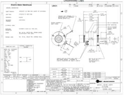 U6431 Century Unit Heater Motor 1/8 Hp 1050 RPM 1-Speed 5" Diameter 115V Century # U6431 -Electric Motor Warehouse Store U6431 dim 75417.1531241672