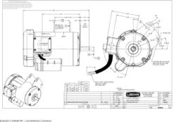 120997.00 Leeson | 2 Hp 3450 RPM Delta Unisaw Electric Motor 115/230 Volts 7 120997.00 Leeson | 2 Hp 3450 RPM Delta Unisaw Electric Motor 115/230 Volts -Electric Motor Warehouse Store Unisaw Dims 05775.1527191755