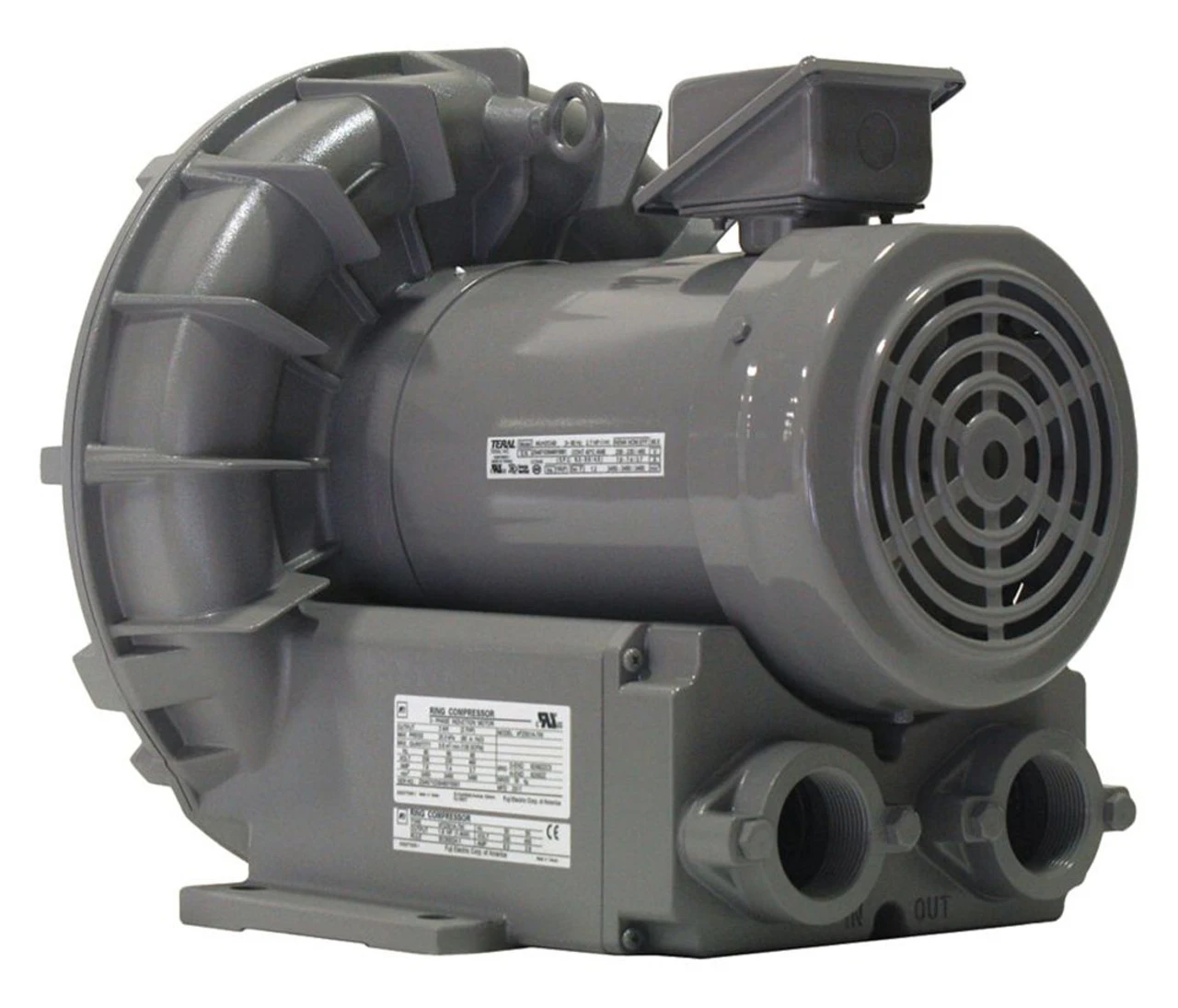 VFZ501A-7W Fuji Regenerative Blower 2.7 Hp, 208-230/460V 1 VFZ501A-7W Fuji Regenerative Blower 2.7 Hp, 208-230/460V