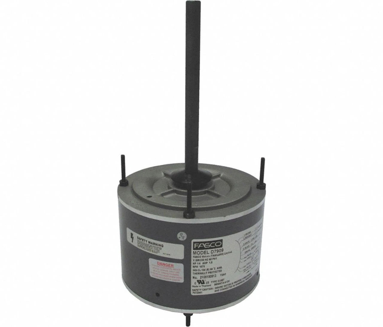 Fasco D7909 Motor | 1/4 Hp 1075 RPM 5.6" Diameter 208-230 Volts 2 Fasco D7909 Motor | 1/4 Hp 1075 RPM 5.6" Diameter 208-230 Volts - Image 2