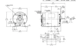 ARB2054L3 Century 1/2 Hp 115/208-230V 1800 RPM TEAO 56 Frame Split Phase Resilient Base Motor 7 ARB2054L3 Century 1/2 Hp 115/208-230V 1800 RPM TEAO 56 Frame Split Phase Resilient Base Motor -Electric Motor Warehouse Store l3 line 01104.1633104450