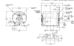 ARB2034L4 Century 1/3 Hp (1 Speed) 115/ 208-230V 1800 RPM TEAO 56Z Frame Split Phase Resilient Base Motor -Electric Motor Warehouse Store l4 line 69911.1633027808
