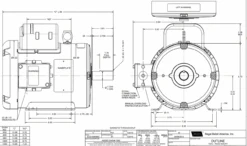 LM24802 Leeson 5 Hp 1800 RPM 208-230V TEFC 184T Frame (Extra Torque Farm Duty) Motor -Electric Motor Warehouse Store lm24 line 10080.1691514658
