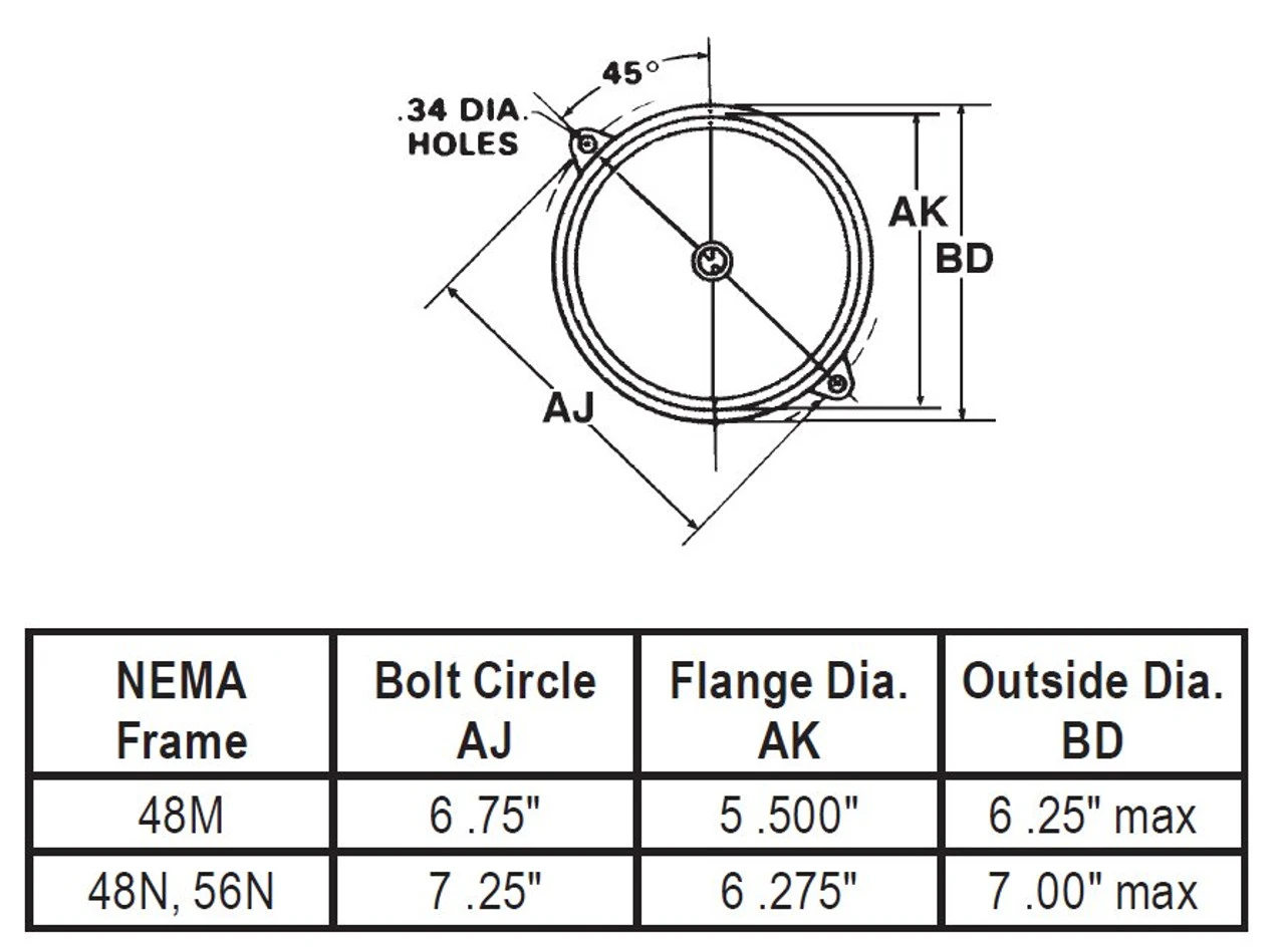2097 Nidec | 1/8 Hp 3450 RPM 1-Speed 115V, 48N Oil Burner Motor 3 2097 Nidec | 1/8 Hp 3450 RPM 1-Speed 115V, 48N Oil Burner Motor - Image 3