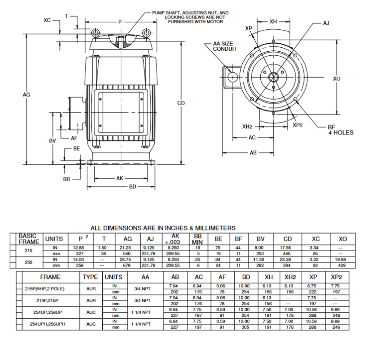 HS5C2KLE Nidec 5 Hp 1800 RPM 230V 1-phase 254UP Frame Vertical Holloshaft Motor 2 HS5C2KLE Nidec 5 Hp 1800 RPM 230V 1-phase 254UP Frame Vertical Holloshaft Motor - Image 2